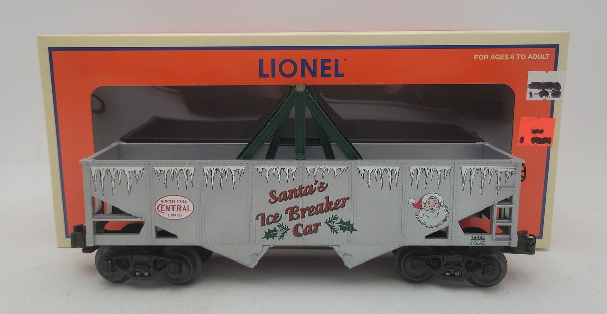 Lionel 6-16493 O North Pole Central Christmas Ice Breaker Car #16493 LN/Box