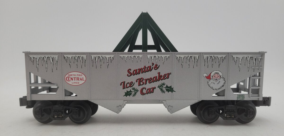 Lionel 6-16493 O North Pole Central Christmas Ice Breaker Car #16493 LN/Box