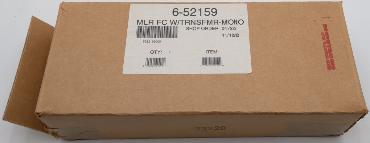 Lionel 6-52159 O Gauge Monopoly Electric Company Transformer Flatcar #M-1013 EX/Box