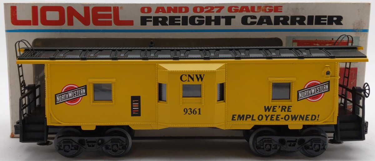 Lionel 6-9361 O Chicago & North Western Bay Window Illuminated Caboose #9361 EX/Box