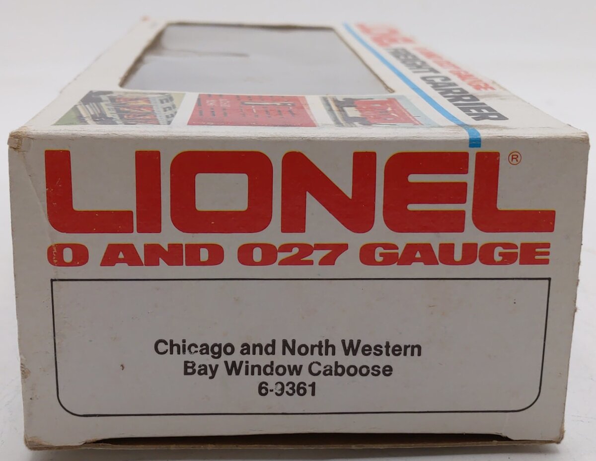 Lionel 6-9361 O Chicago & North Western Bay Window Illuminated Caboose #9361 EX/Box