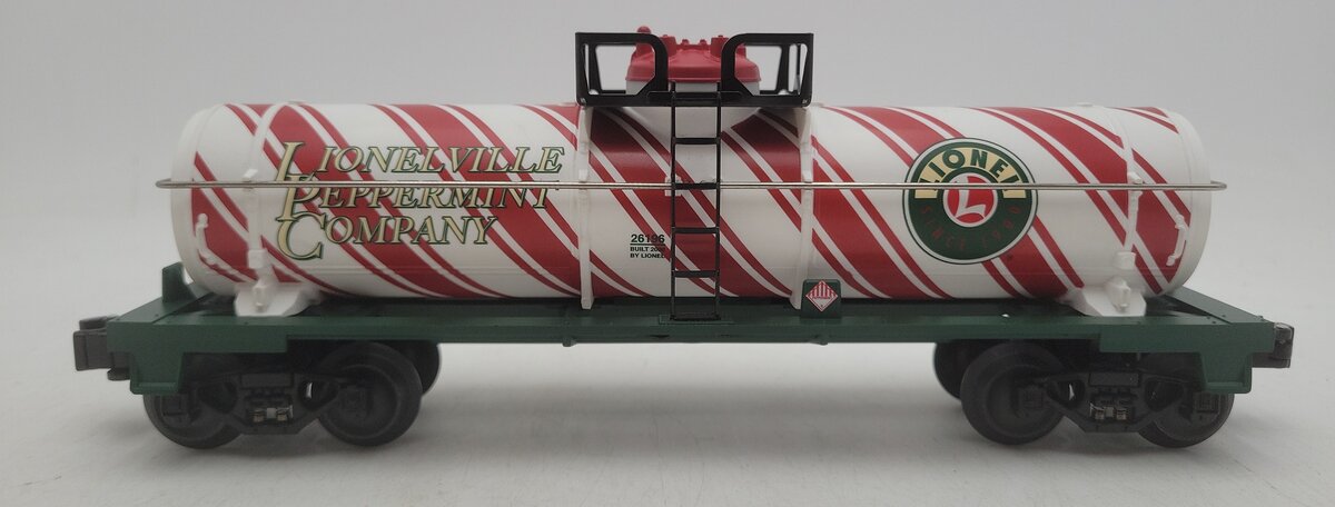 Lionel 6-26196 O Gauge Candy Cane Single Dome Tank Car #26196 LN/Box
