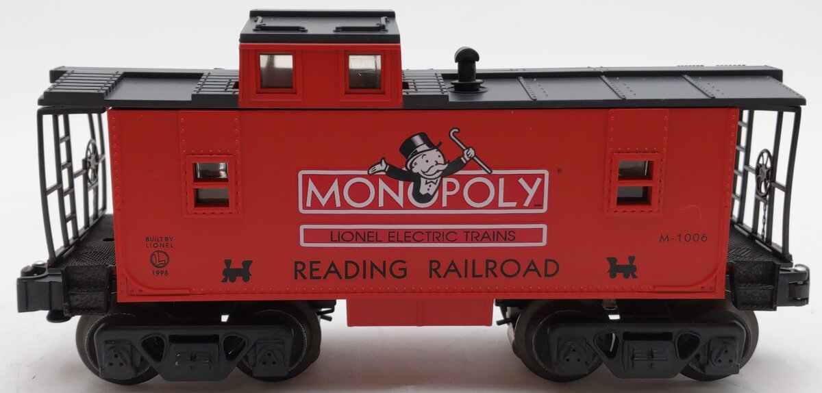 Lionel 6-52161 O Gauge Monopoly Reading Railroad Caboose EX/Box