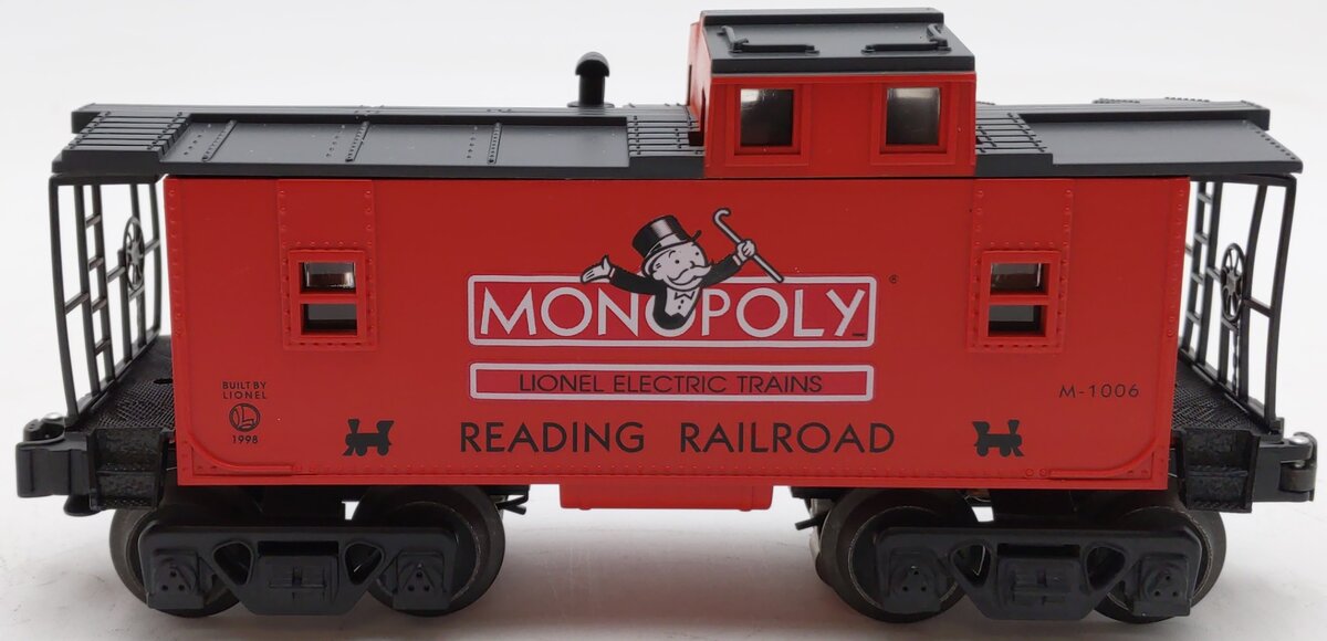 Lionel 6-52161 O Gauge Monopoly Reading Railroad Caboose EX/Box