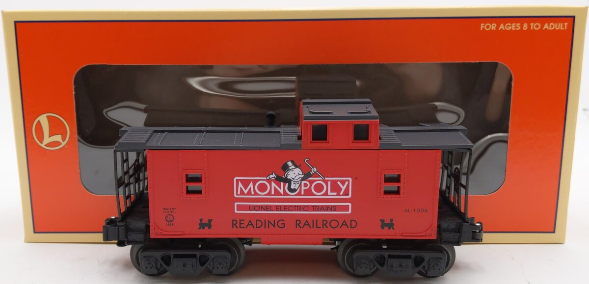 Lionel 6-52161 O Gauge Monopoly Reading Railroad Caboose EX/Box