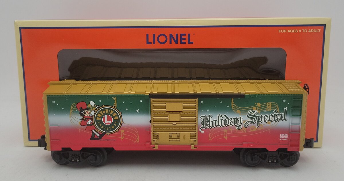 Lionel 6-26858 O Gauge Christmas Music Boxcar EX/Box
