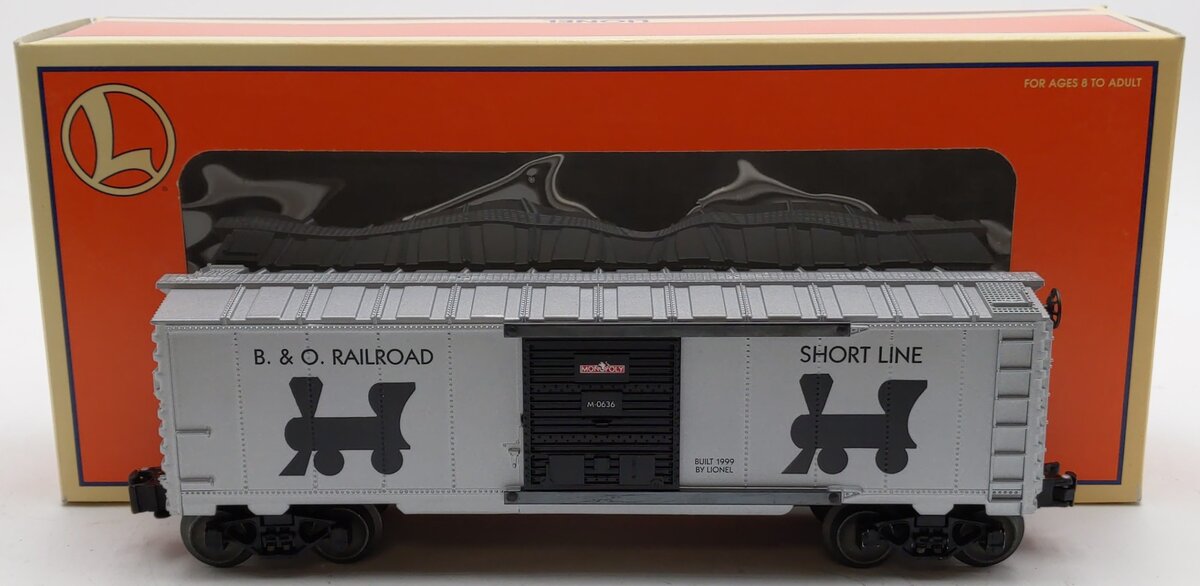Lionel 6-52182 O Gauge Monopoly Railroads Boxcar LN/Box