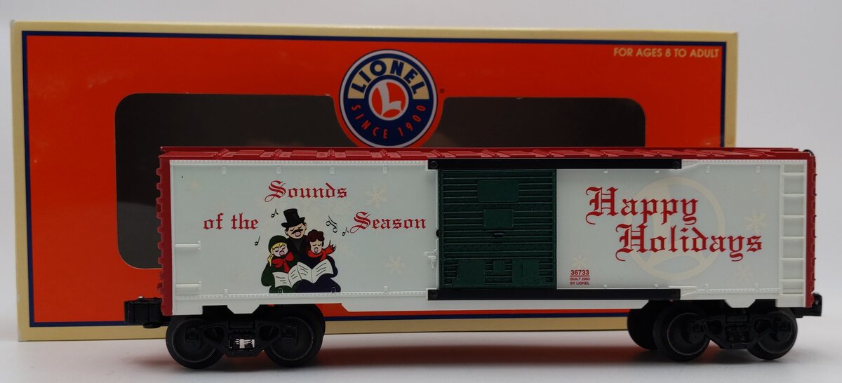 Lionel 6-36733 O Sounds of the Season Christmas Music Boxcar LN/Box