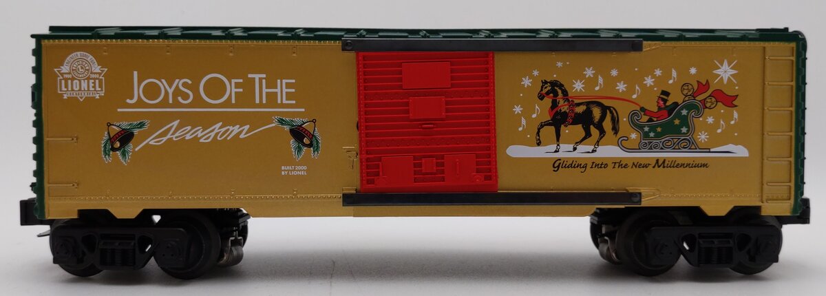 Lionel 6-26718 O Christmas Railsounds Boxcar LN/Box