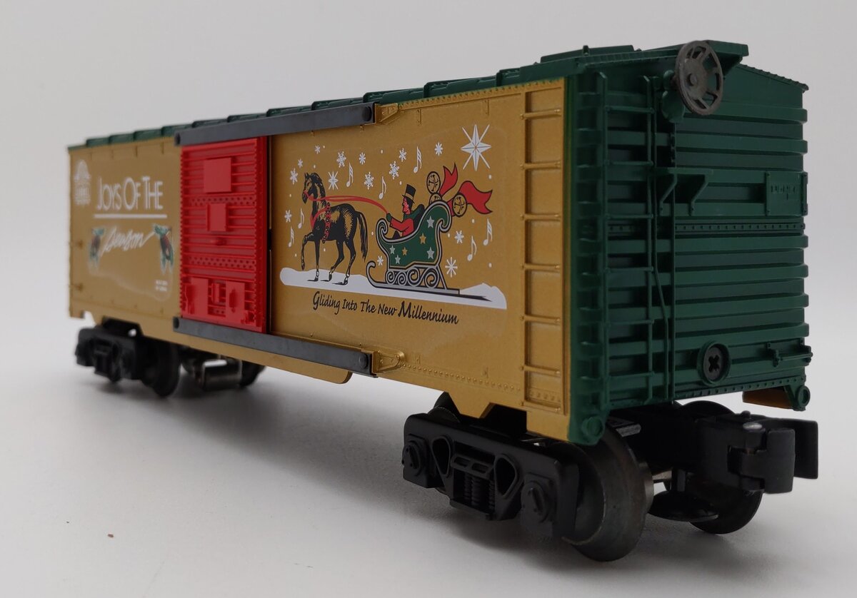 Lionel 6-26718 O Christmas Railsounds Boxcar LN/Box