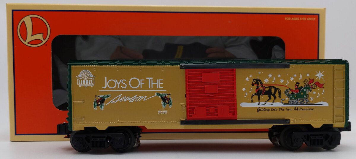Lionel 6-26718 O Christmas Railsounds Boxcar LN/Box