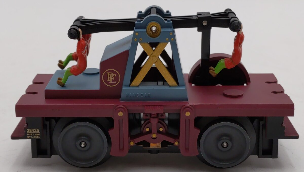 Lionel 6-28425 O Gauge Polar Express Motorized Elf Handcar LN/Box