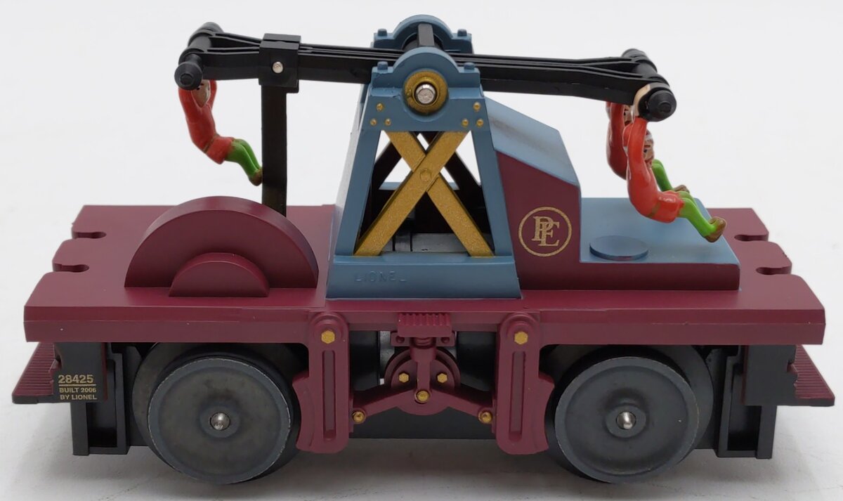 Lionel 6-28425 O Gauge Polar Express Motorized Elf Handcar LN/Box