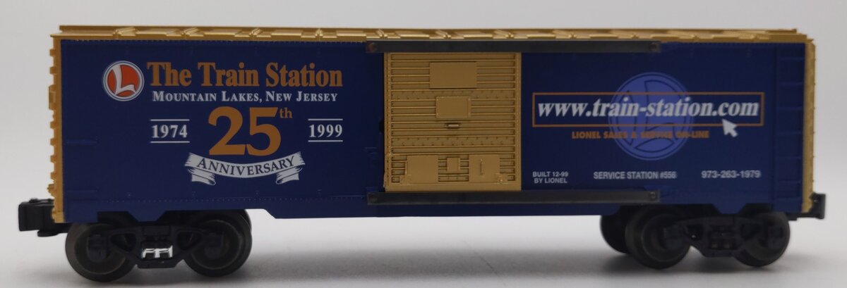Lionel 6-36215 O Gauge Train Station 25th Anniversary Boxcar LN/Box