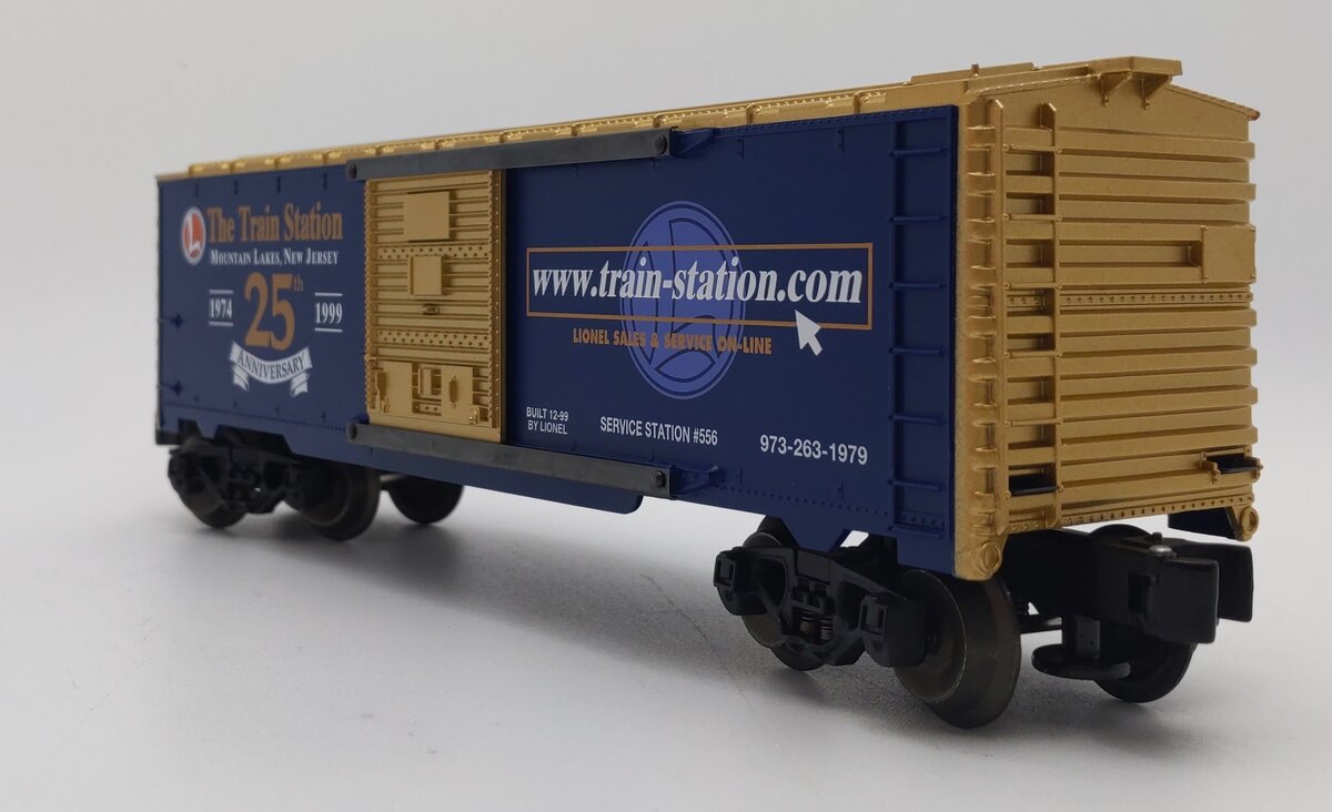 Lionel 6-36215 O Gauge Train Station 25th Anniversary Boxcar LN/Box