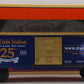 Lionel 6-36215 O Gauge Train Station 25th Anniversary Boxcar LN/Box