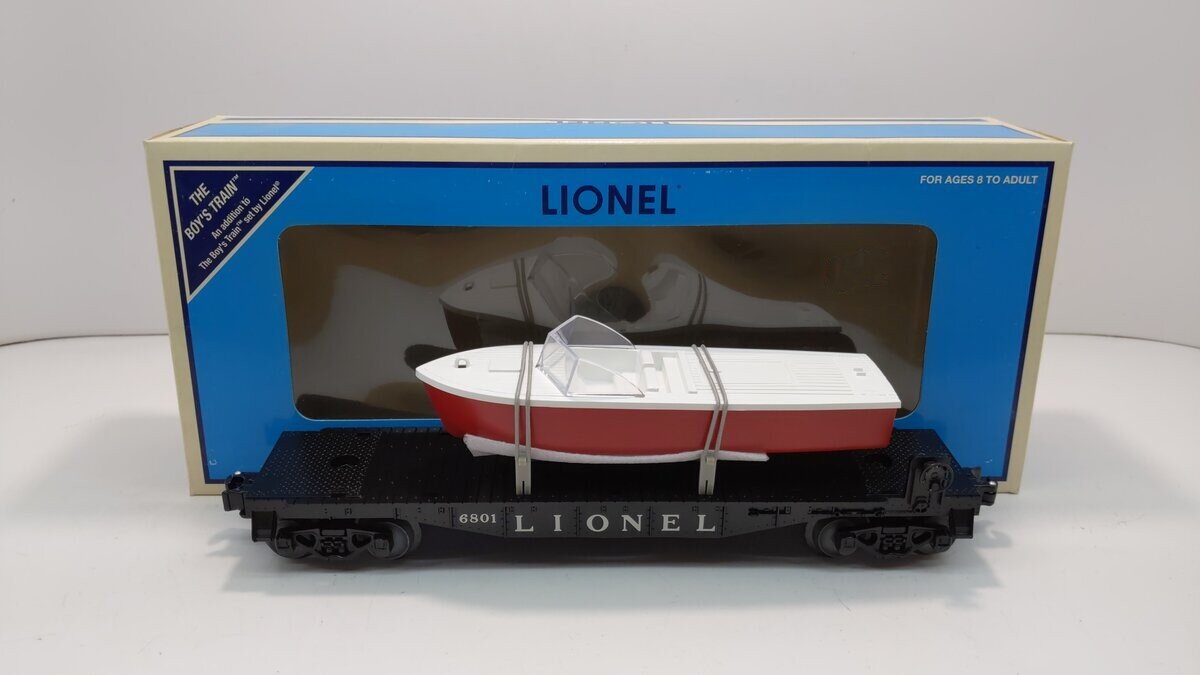 Lionel 6-26078 Boy's Set Flatcar #6801 w/Removable Boat NIB