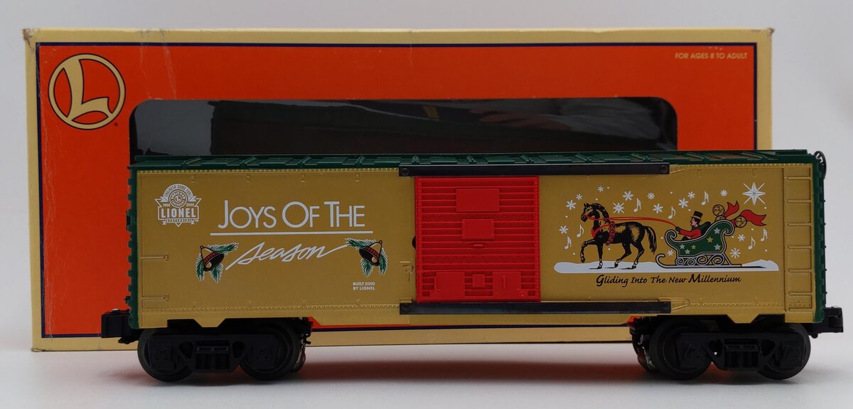 Lionel 6-26718 O Christmas Railsounds Boxcar LN/Box