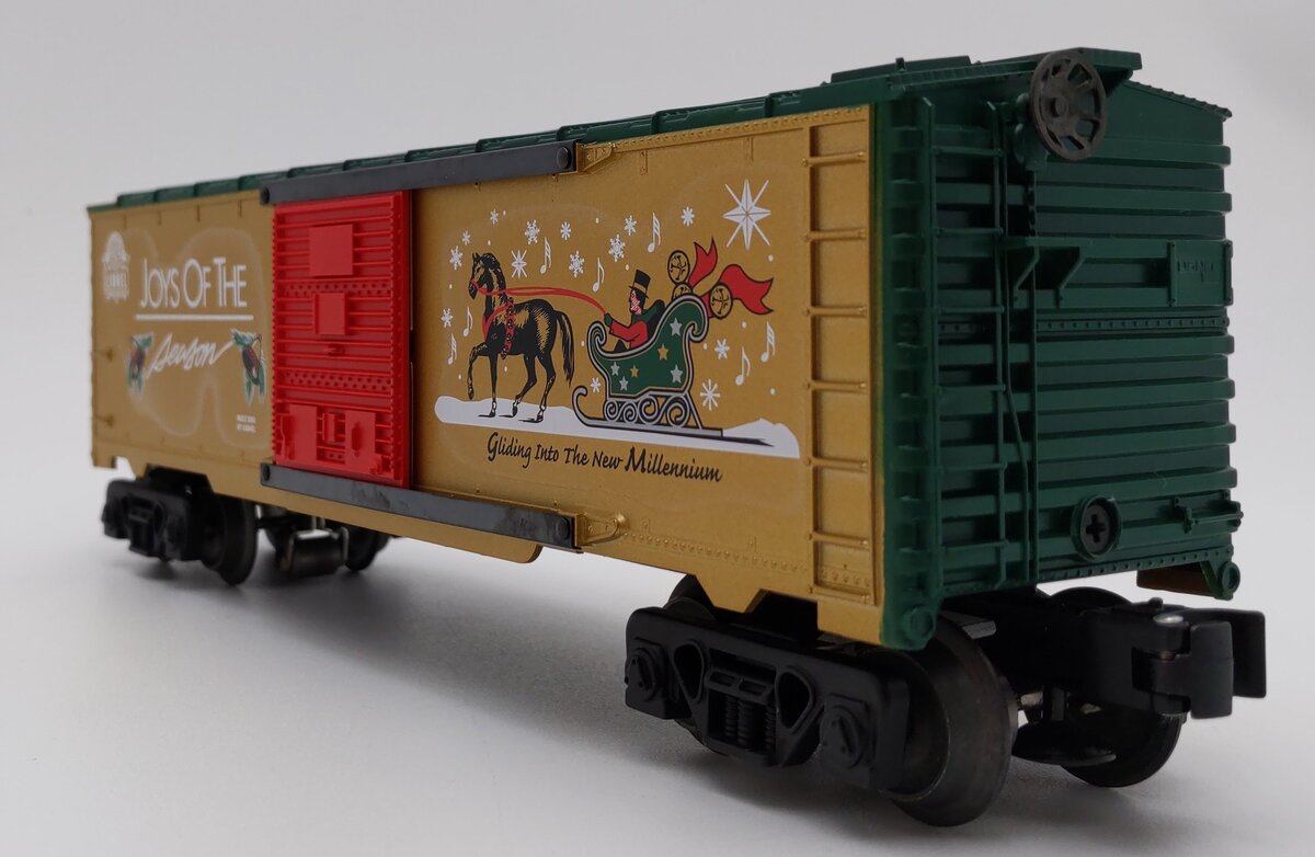 Lionel 6-26718 O Christmas Railsounds Boxcar LN/Box