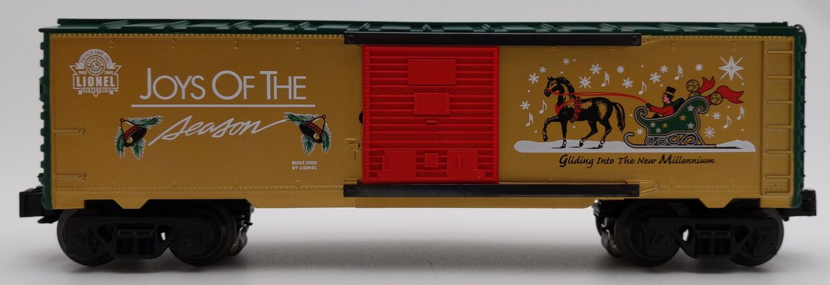 Lionel 6-26718 O Christmas Railsounds Boxcar LN/Box