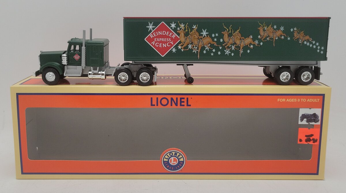 Lionel 6-14260 O Gauge Christmas Tractor Trailer Truck LN/Box