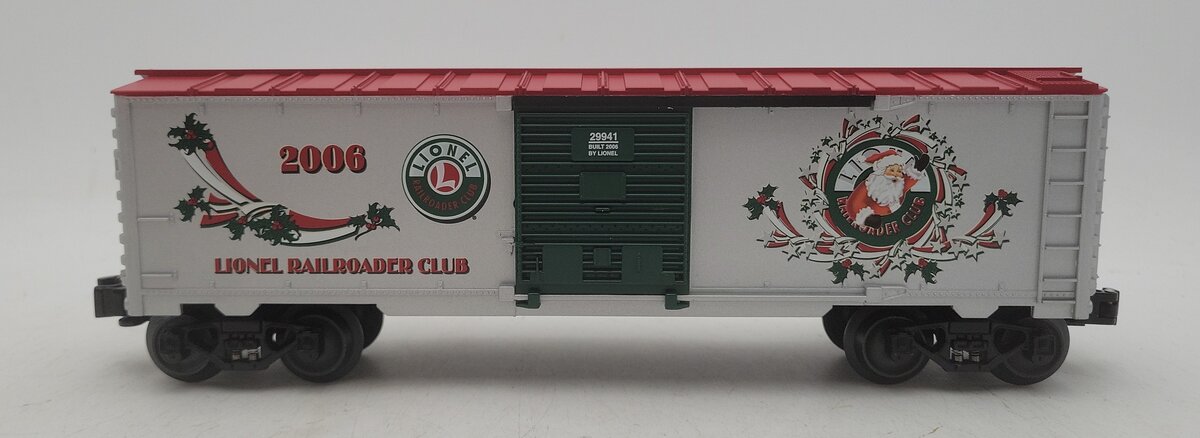 Lionel 6-29941 O Gauge LRRC 2006 Christmas Boxcar LN/Box