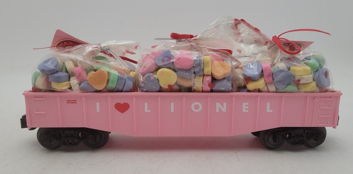 Lionel 6-19459 O Gauge Valentine Gondola w/Candy LN/Box