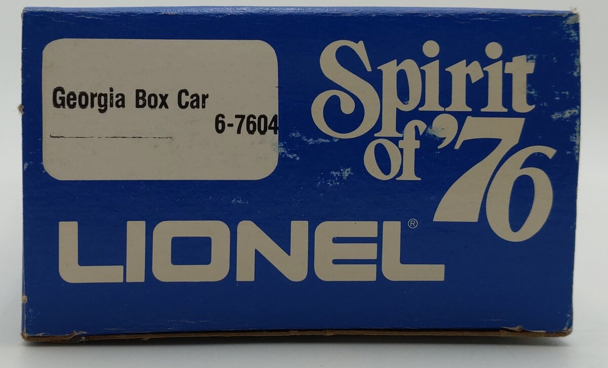 Lionel 6-7604 O Gauge State of Georgia Boxcar #7604 LN/Box