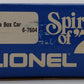 Lionel 6-7604 O Gauge State of Georgia Boxcar #7604 LN/Box
