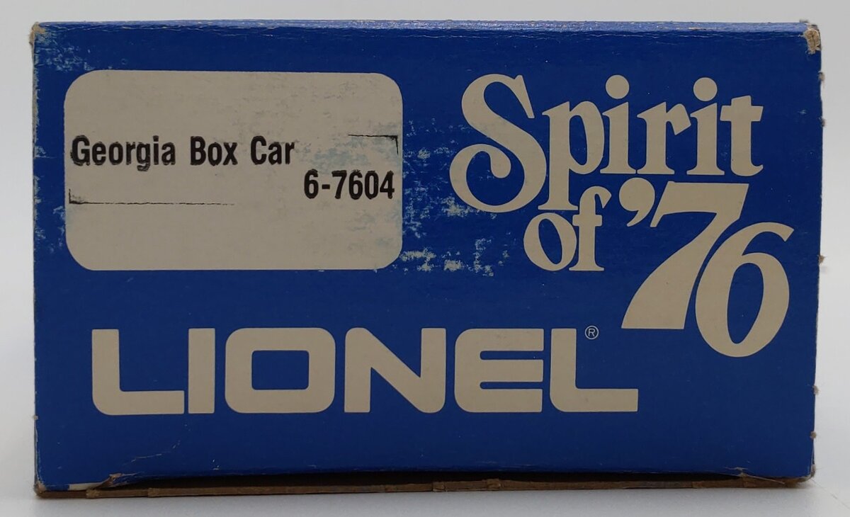 Lionel 6-7604 O Gauge State of Georgia Boxcar #7604 LN/Box