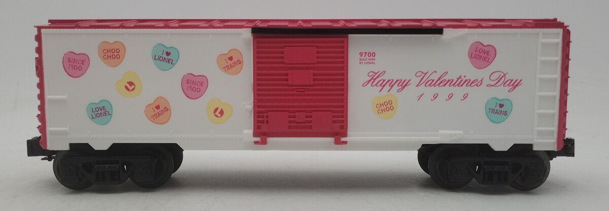 Lionel 6-26235 O Gauge Happy Valentines Day 1999 Boxcar #9700 EX/Box