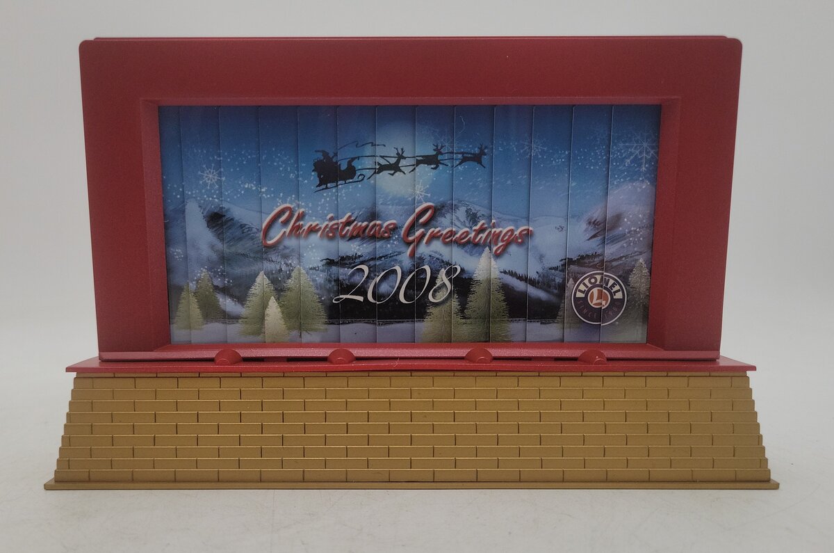 Lionel 6-24228 O Gauge Christmas Operating Billboard EX/Box