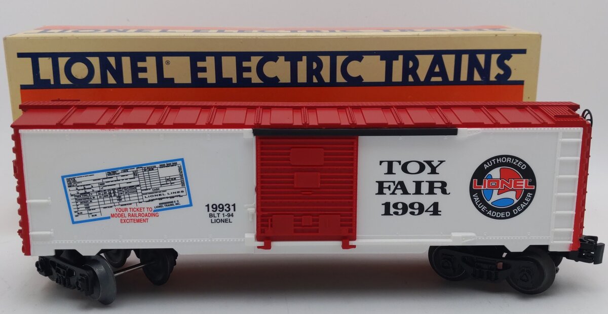 Lionel 6-19931 O Gauge 1994 Toy Fair Boxcar LN/Box