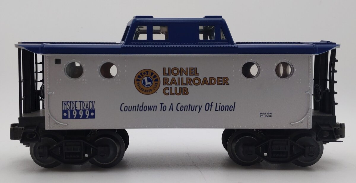 Lionel 6-19774 O Gauge Railroader Club Inside Track Porthole Caboose #1999 EX/Box