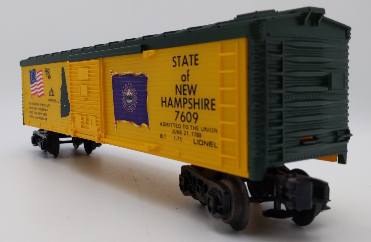 Lionel 6-7609 O Gauge State of New Hampshire Boxcar #7609 LN/Box