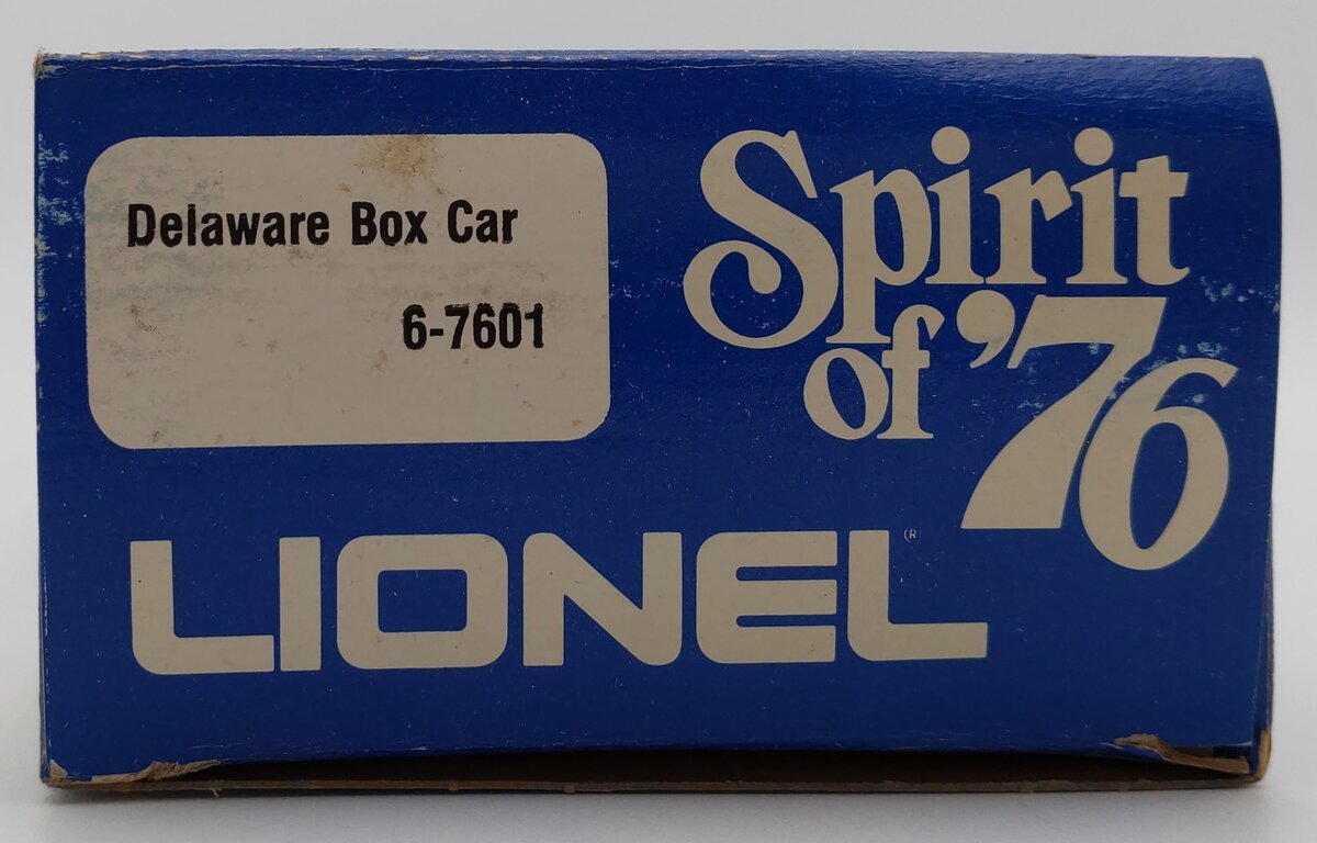 Lionel 6-7601 O Gauge State of Delaware Boxcar LN/Box
