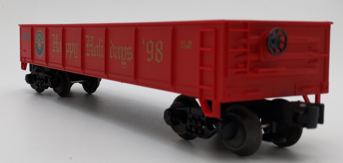 Lionel 6-19438 Standard O Gauge Christmas Gondola #9820 NIB