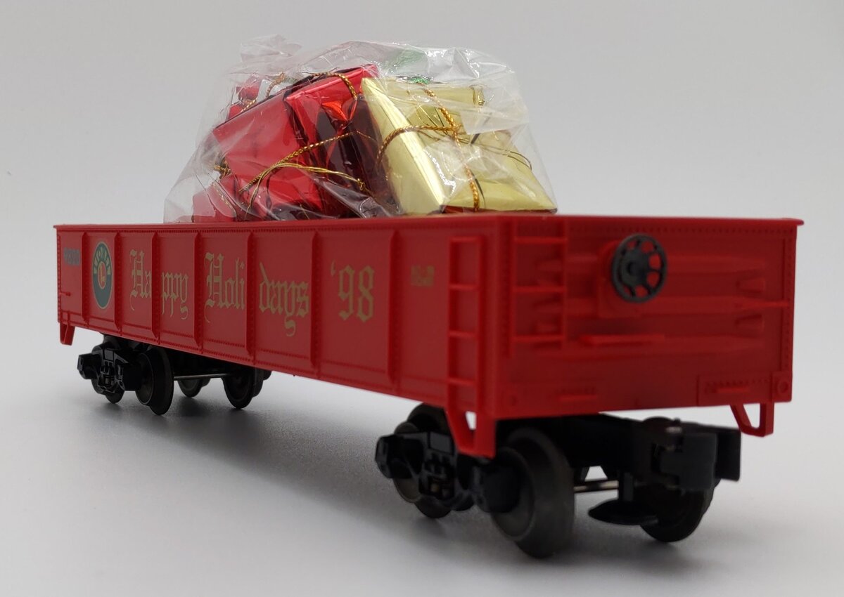 Lionel 6-19438 Standard O Gauge Christmas Gondola #9820 NIB