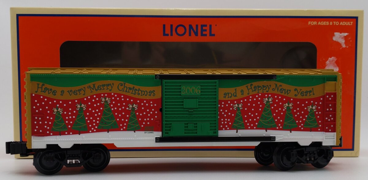 Lionel 6-25008 O Gauge 2006 Christmas Boxcar NIB