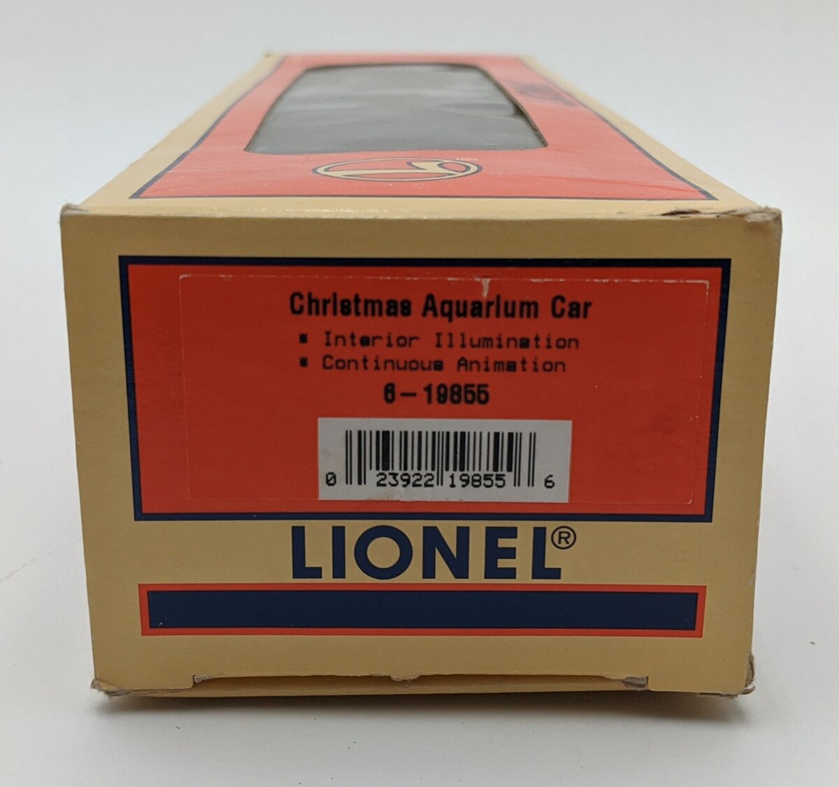 Lionel 6-19855 O Christmas Operating Aquarium Car LN/Box