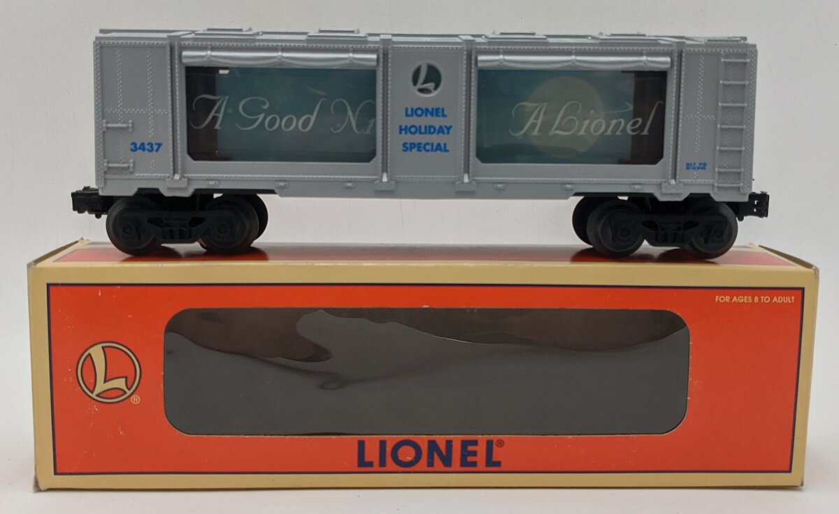 Lionel 6-19855 O Christmas Operating Aquarium Car LN/Box