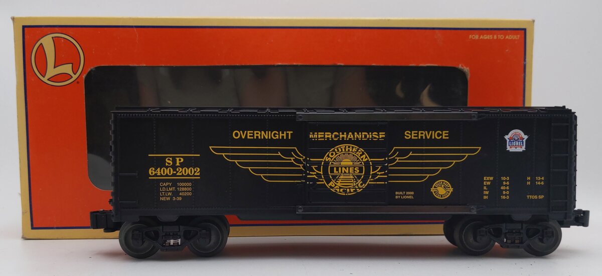 Lionel 6-52202 O Gauge SP TTOS Box Car LN/Box