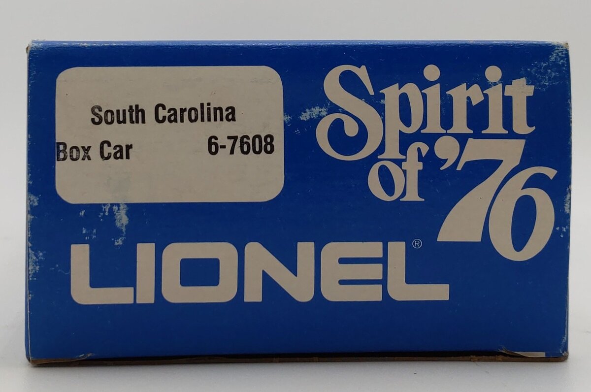 Lionel 6-7608 O Gauge State of South Carolina Boxcar #7608 LN/Box