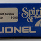 Lionel 6-7608 O Gauge State of South Carolina Boxcar #7608 LN/Box