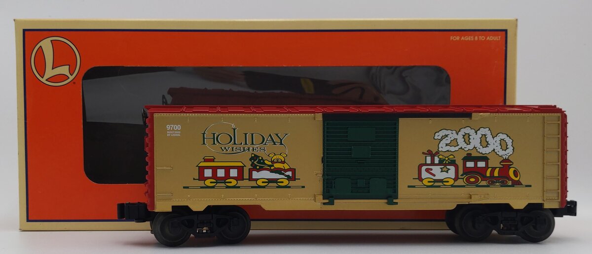 Lionel 6-26272 O Gauge 2000 Christmas Boxcar #9700 LN/Box
