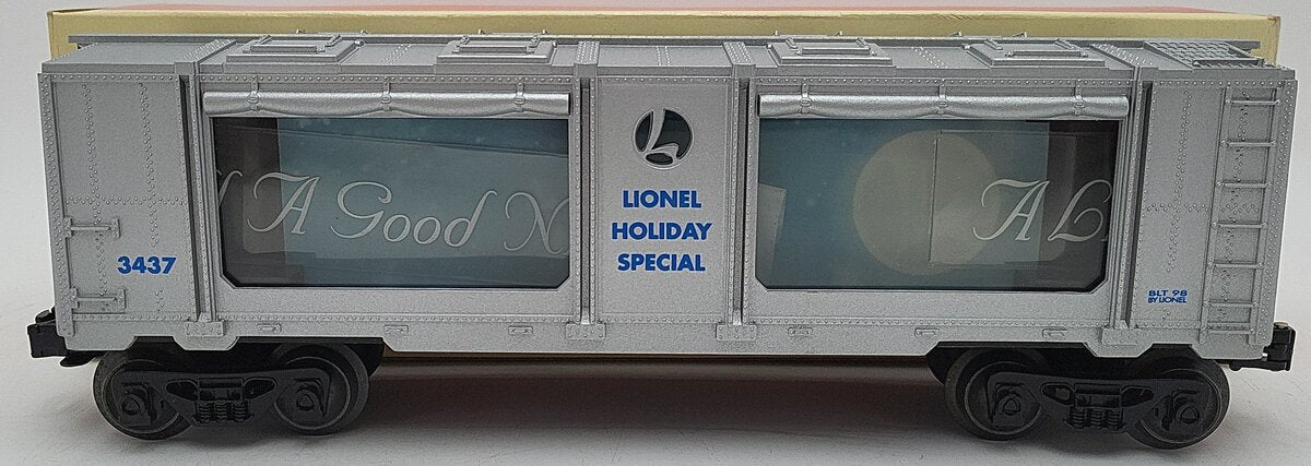Lionel 6-19855 O Christmas Operating Aquarium Car VG/Box