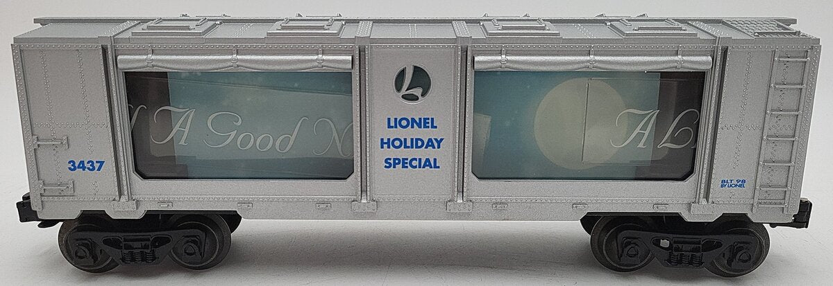 Lionel 6-19855 O Christmas Operating Aquarium Car VG/Box