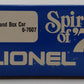 Lionel 6-7607 O Gauge State of Maryland Boxcar #7607 LN/Box