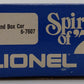 Lionel 6-7607 O Gauge State of Maryland Boxcar #7607 LN/Box