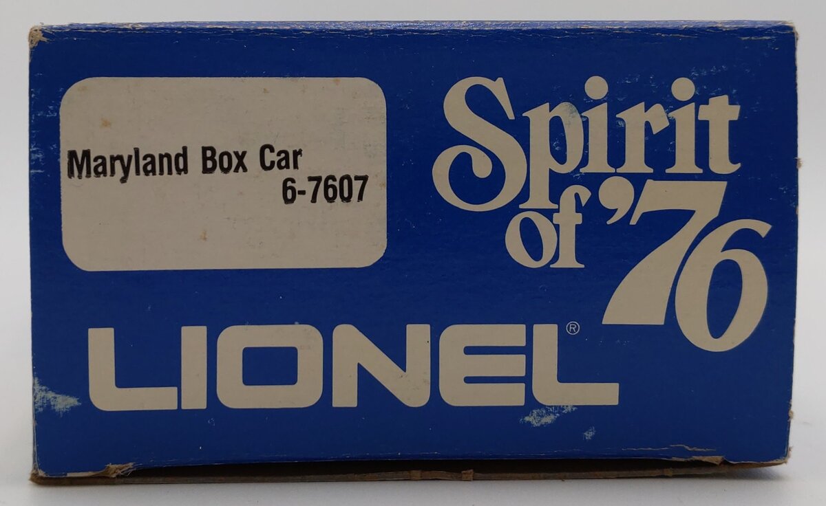 Lionel 6-7607 O Gauge State of Maryland Boxcar #7607 LN/Box